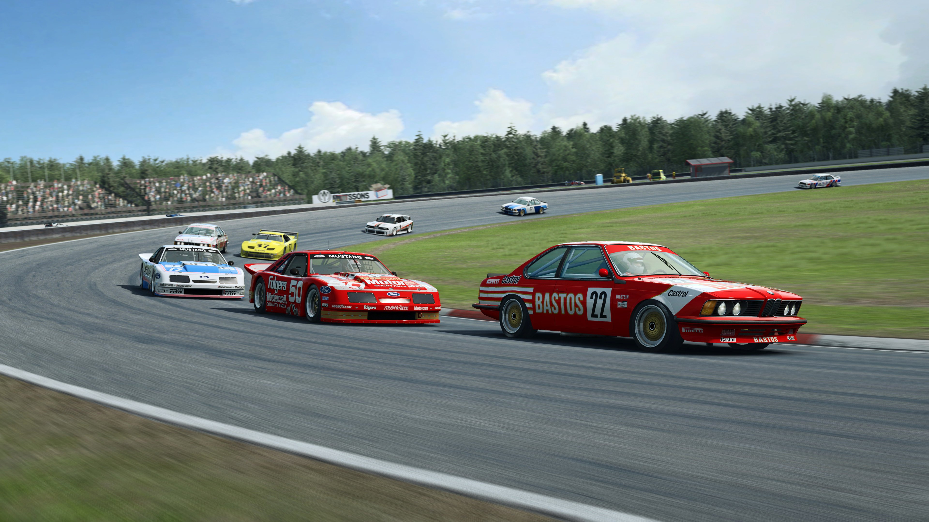 RaceRoom Ford and BMW racing