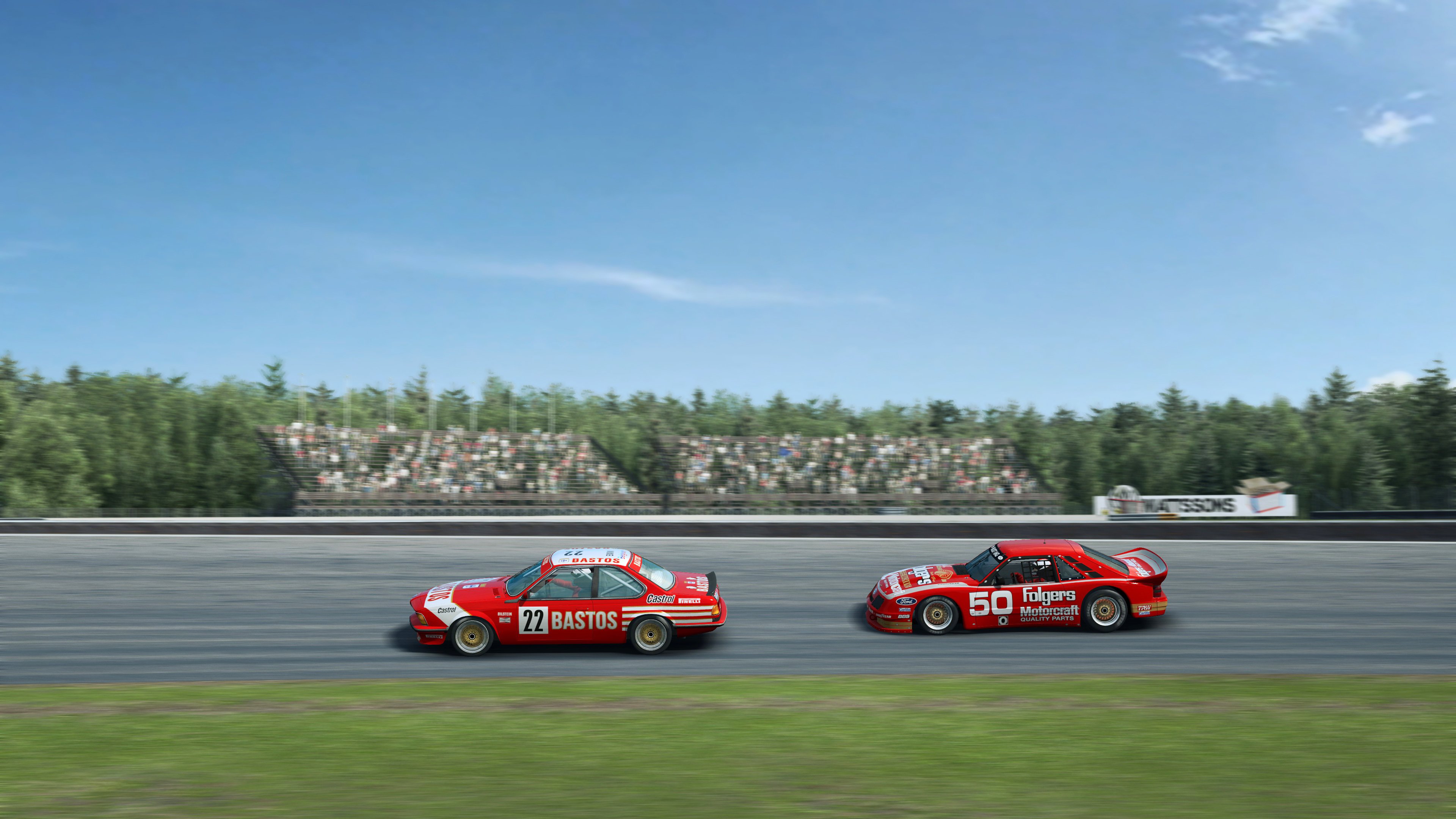 RaceRoom BMWs side shot