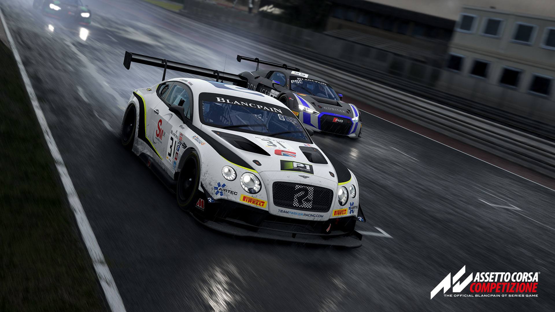 Assetto Corsa Competizione Bentley Continental GT3 and Audi R8 GT3