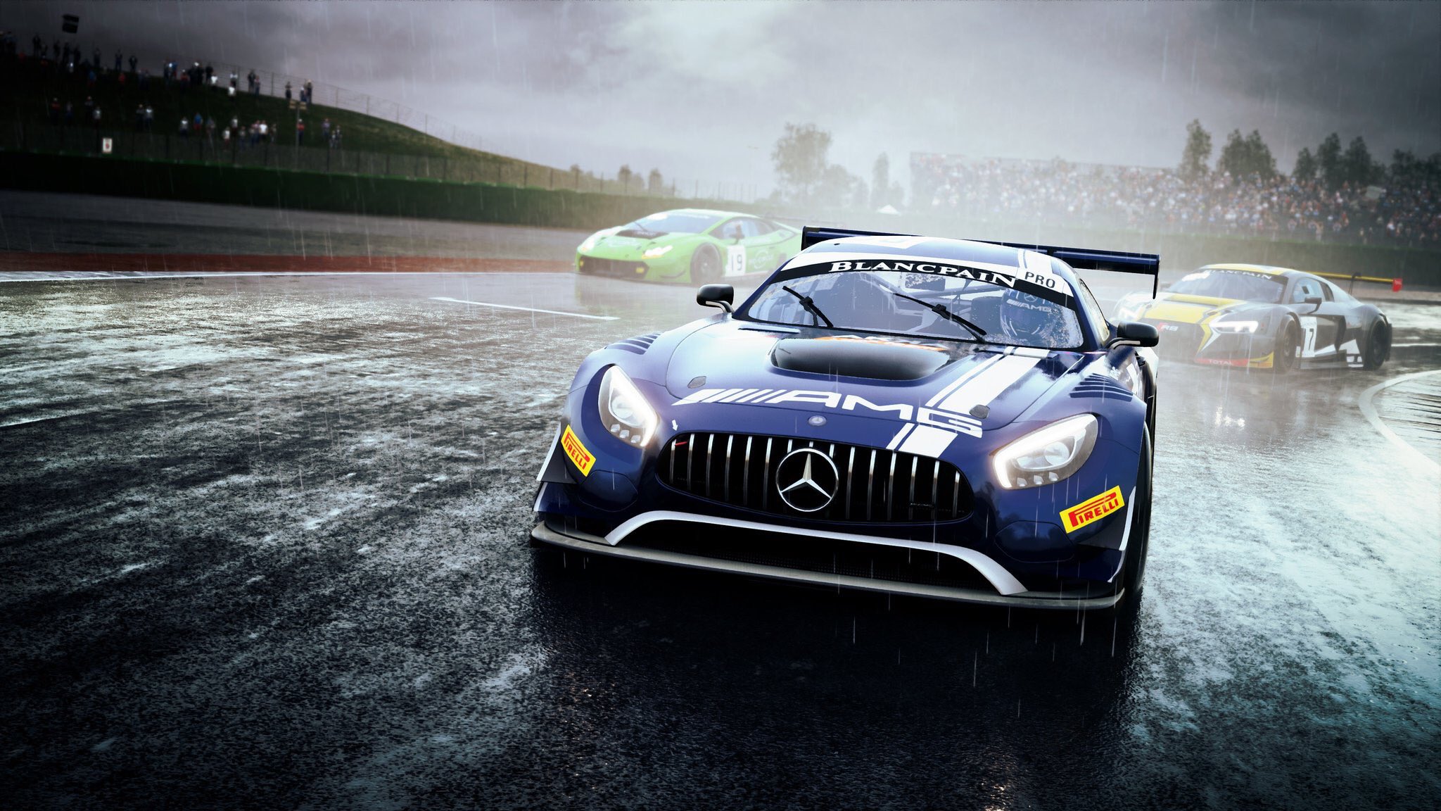 Assetto Corsa Competizione Mercedes AMG GT3 rain