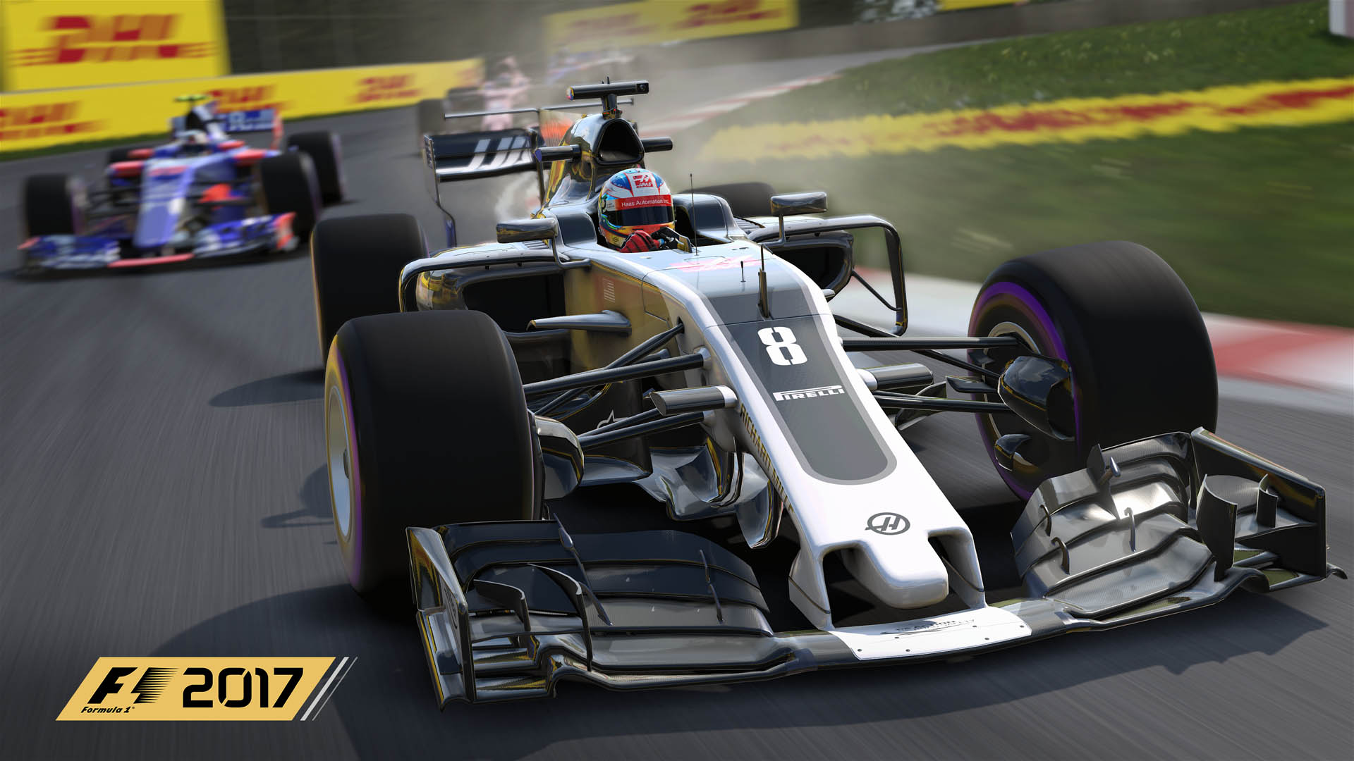 F1 2017 updated Haas livery