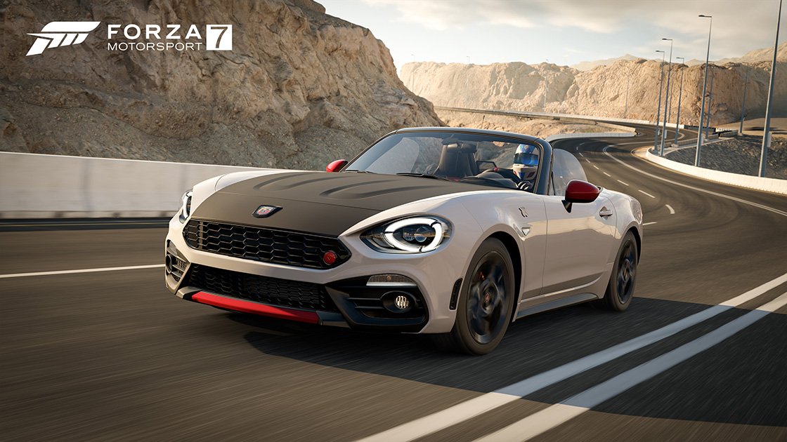 Forza Motorsport 7 Samsung QLED car pack Abarth 124 Spider