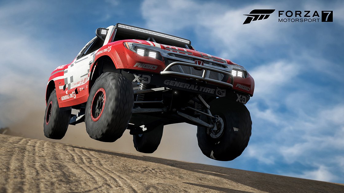 Forza Motorsport 7 Samsung QLED car pack Honda Ridgeline Baja Trophy Truck