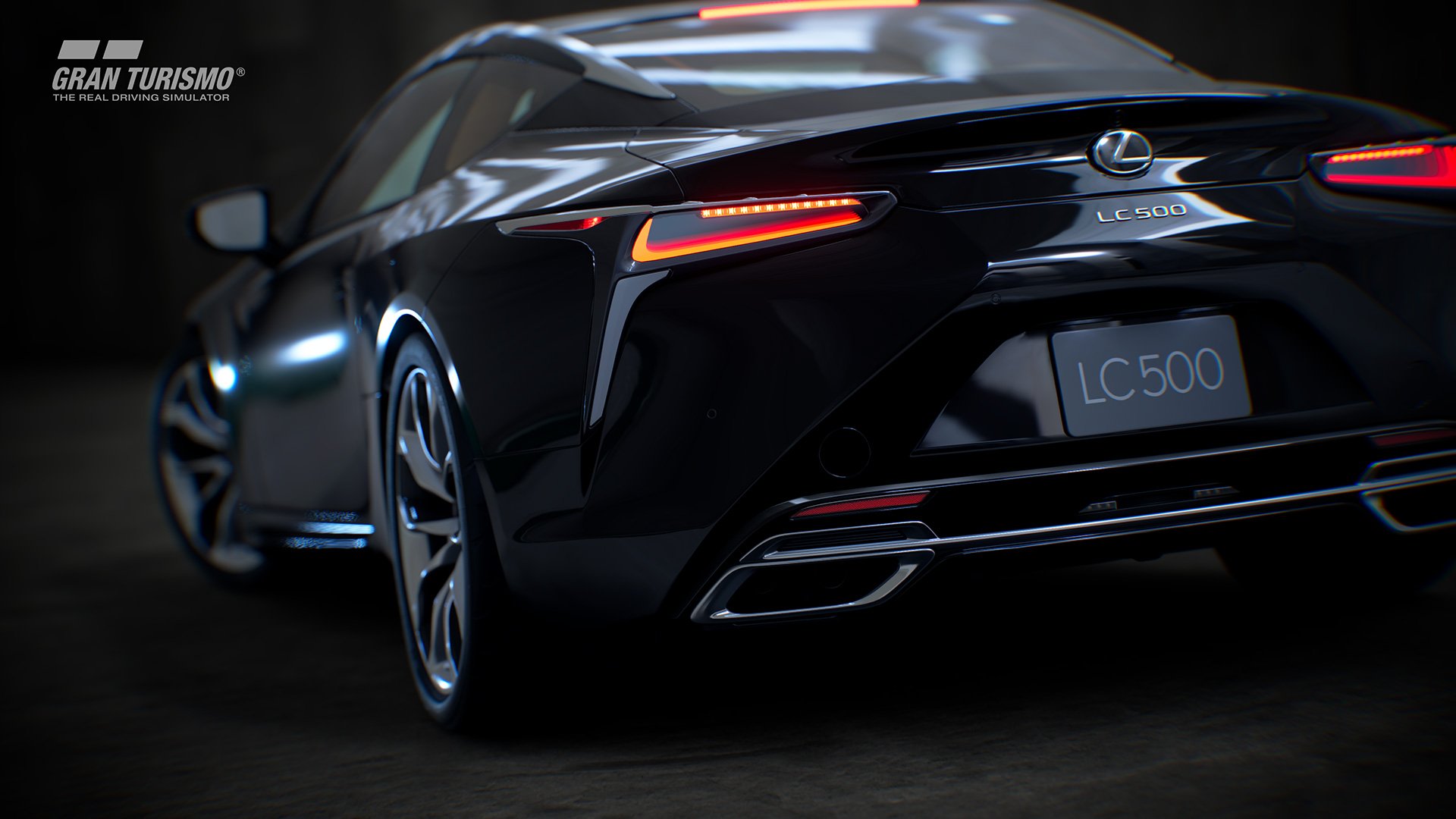 Gran Turismo Sport Lexus LC500 back wheel