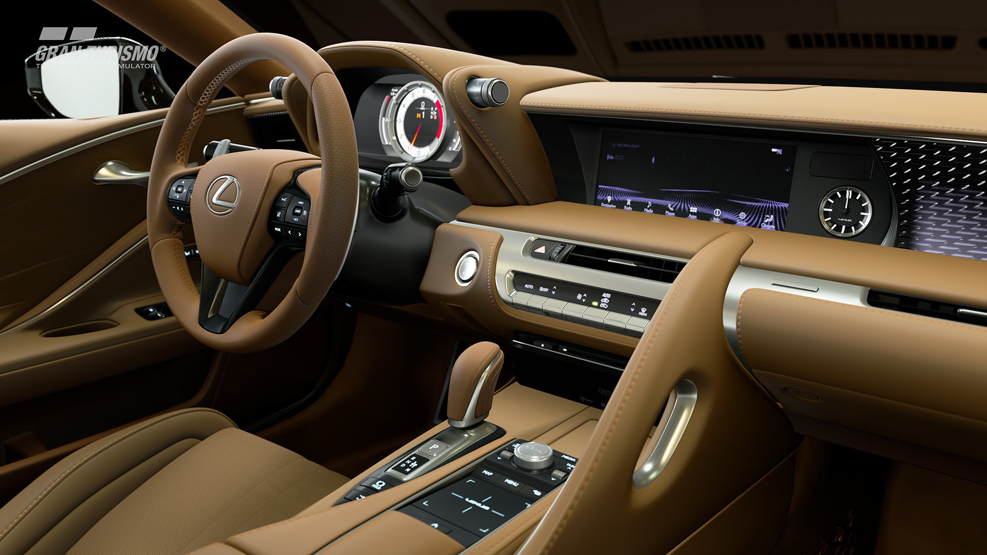 Gran Turismo Sport Lexus LC500 interior