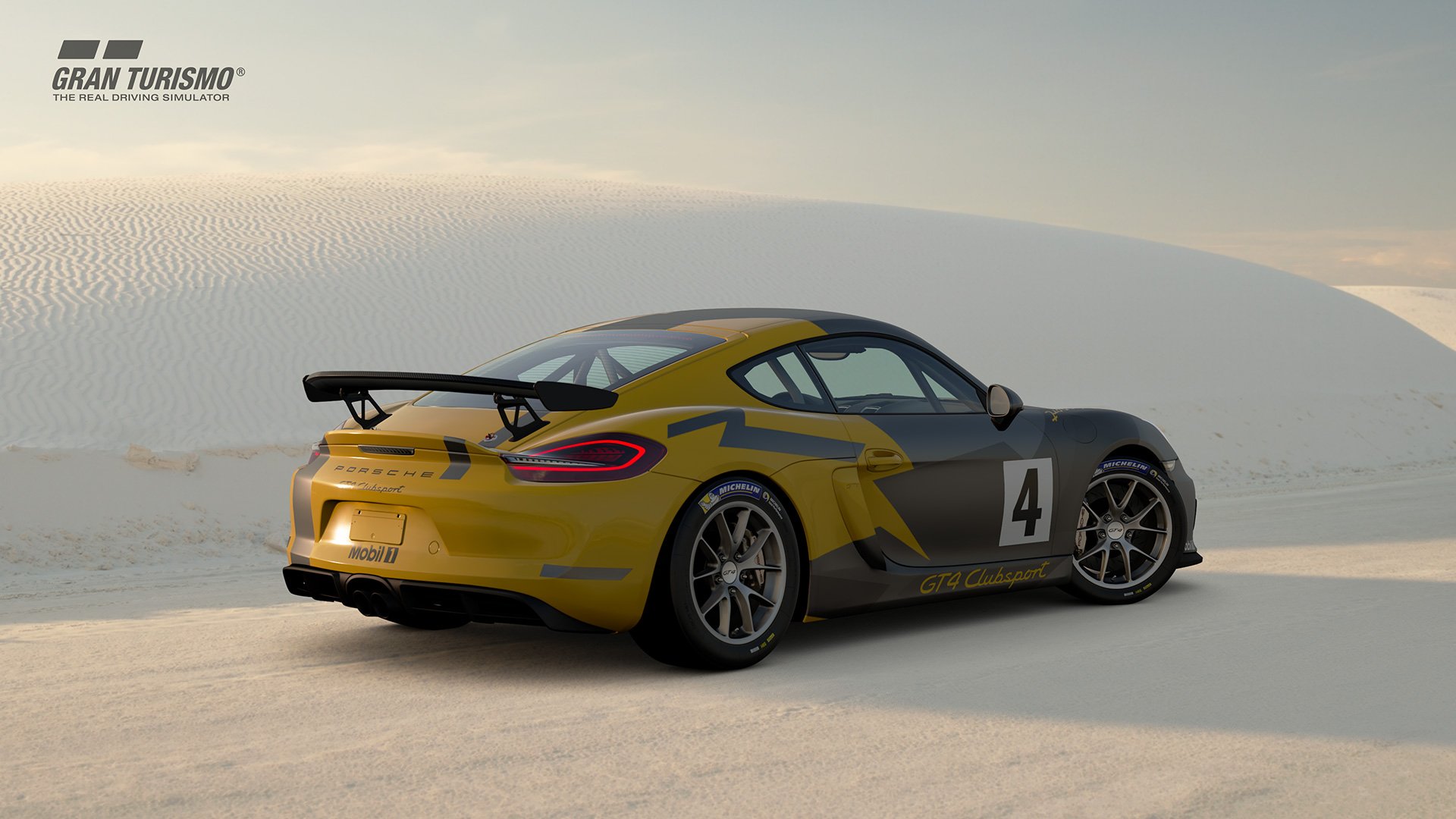 Gran Turismo Sport Porsche Cayman GT4 sand