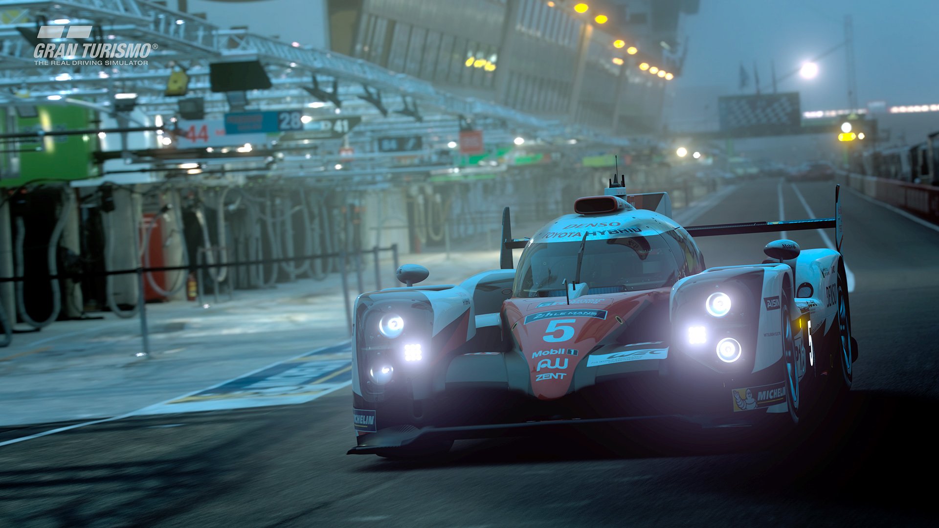 Gran Turismo Sport Toyota LMP1 at night