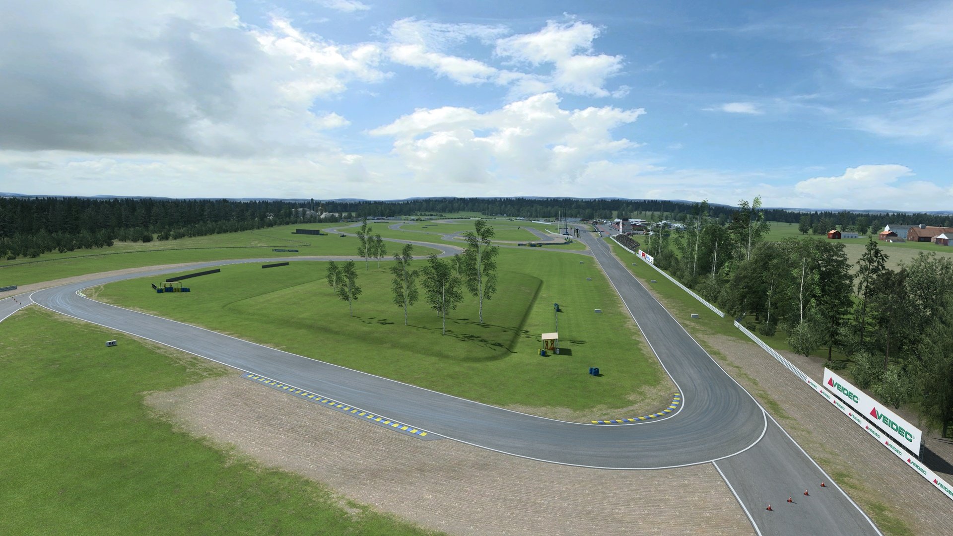 Karlskoga Motorstadion drone shot