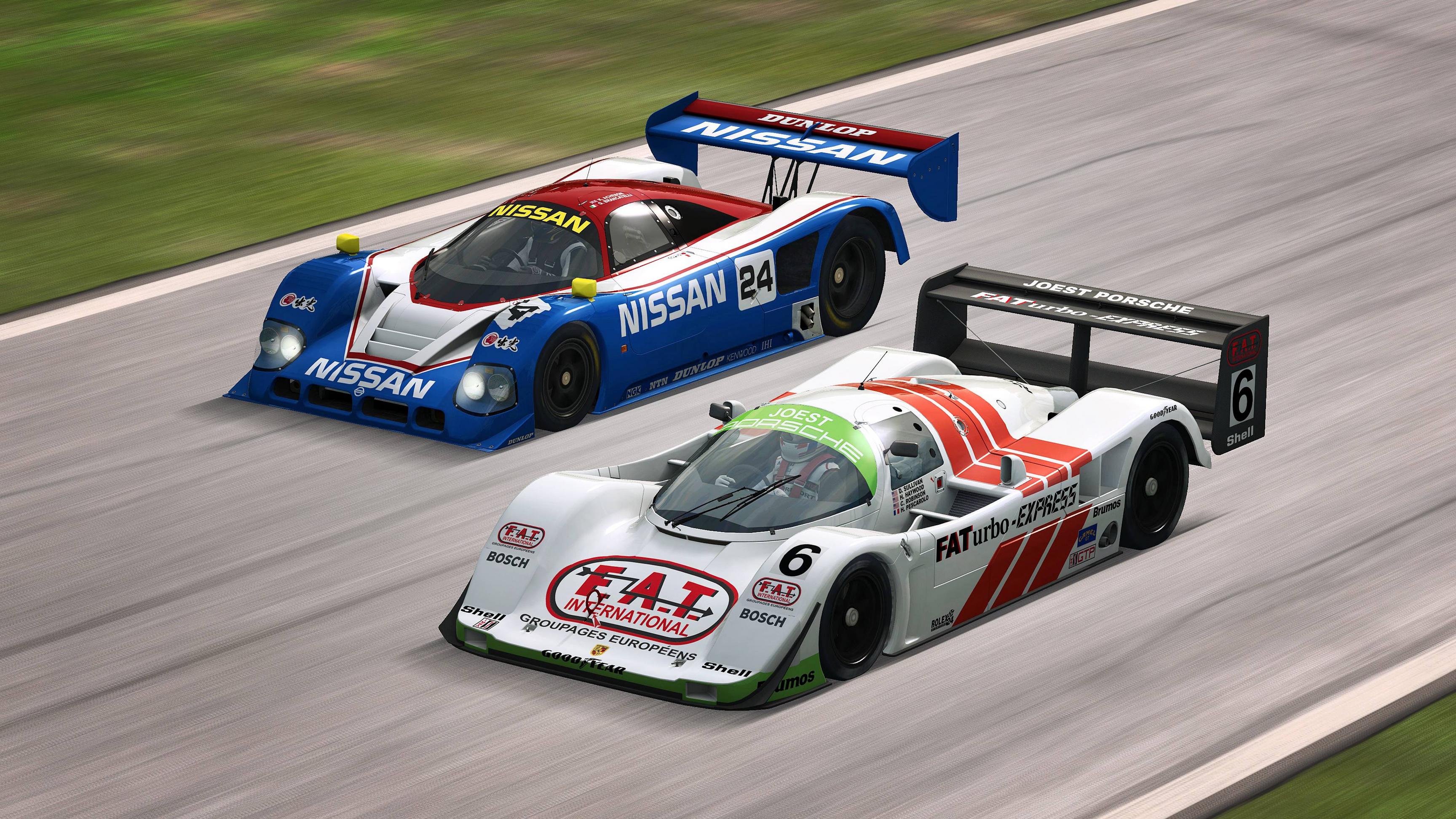 RaceRoom Porsche 962 C and Nissan R90CK announcement 1