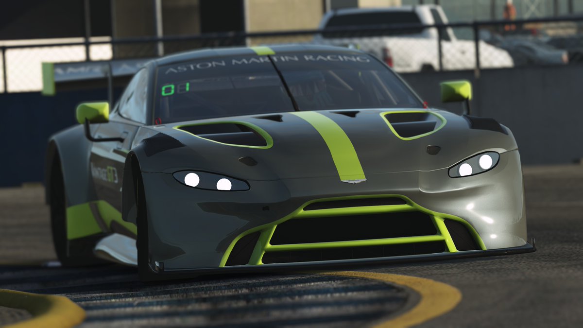 rFactor 2 2019 Aston Martin Vantage GT3 Release 4