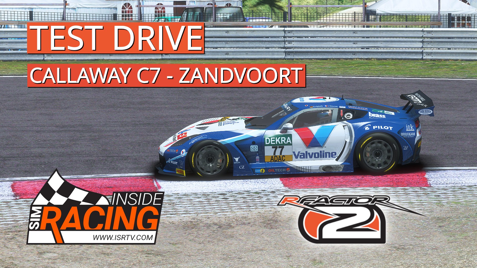 rFactor 2 Test Drive Callaway C7R at Zandvoort TN