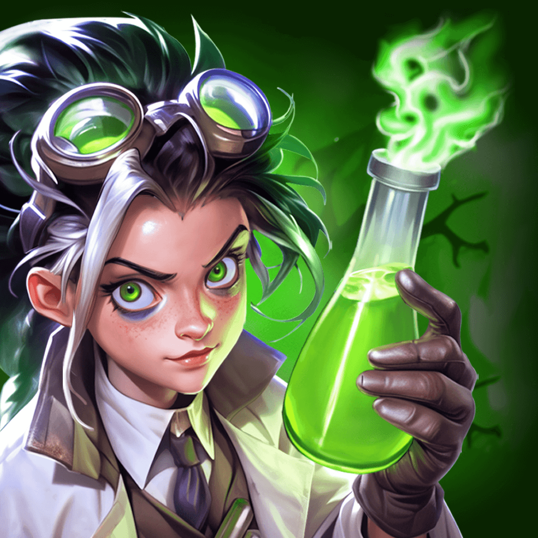 Mad Scientist 2D Character