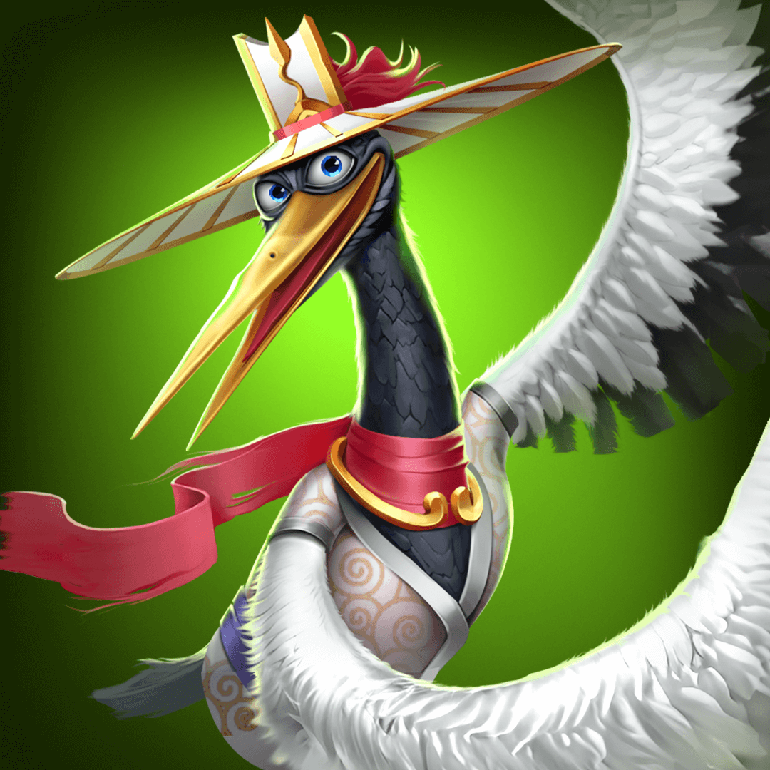 Master Crane 2D Character