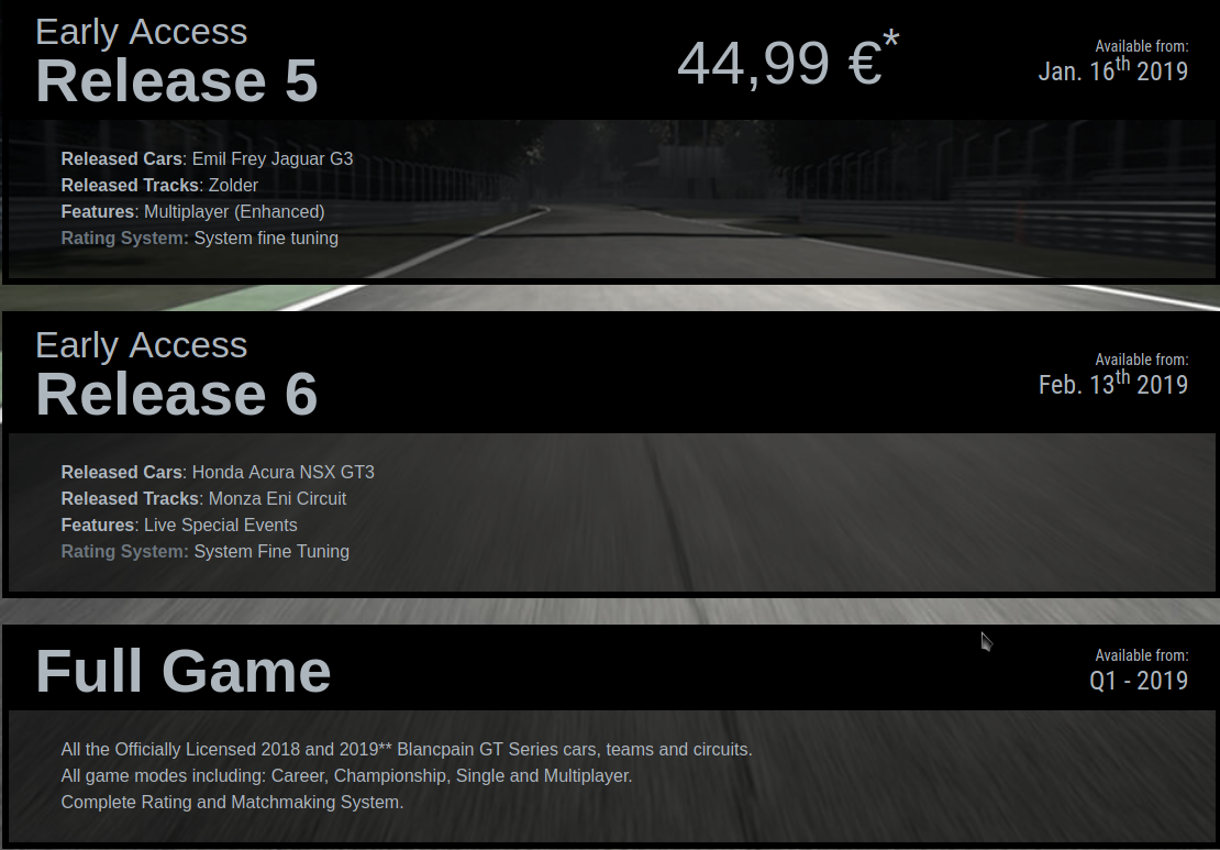 Assetto Corsa Competizione Pricing 3