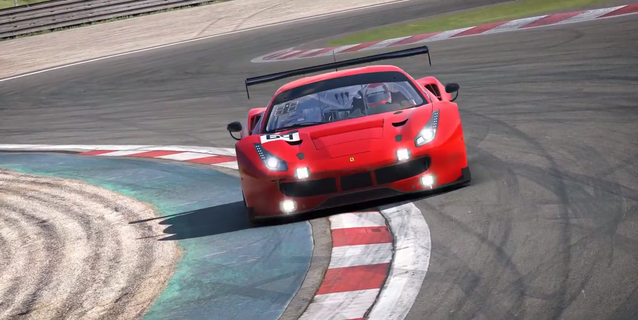 iRacing 488 GT3 trailer screenshot 1