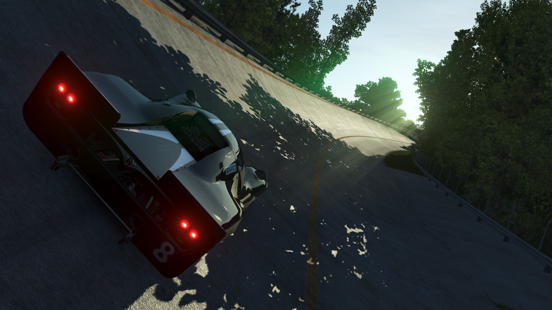 rFactor 2 improved lighting Monza historic