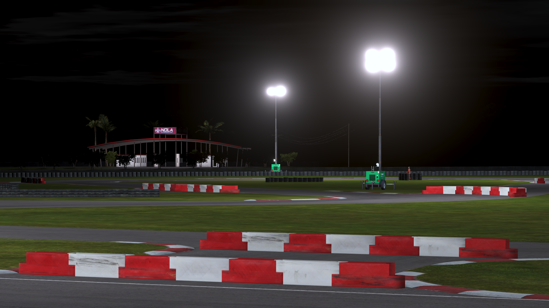 rFactor 2 improved lighting Nola night