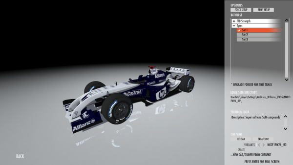 Williams FW26 MAK-Corp